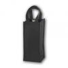 Unprinted Non-woven Wine Bags, Black, 12"