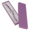 Eco-friendly Colored Watch Jewelry Boxes, Purple