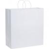 Jumbo Shoppers Bag, Recycled White, 18 X 7 X 19"
