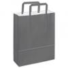 Florence Shoppers Bag, Grey, 8 1/2 X 3 X 11"