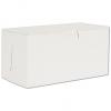 Bakery Boxes With No Window, White, Large