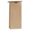Paper Tin-tie Bags Without Window, Kraft, Small