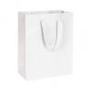 Upscale Shopping Bags, Wall Street White, Medium
