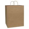 Kraft Paper Shopping Bags, 14 X 12 X 17"