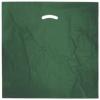 Extra Large Dark Green Plastic Bags, Size 20 X 20" + 5" Bottom Gusset