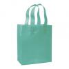 Color-frosted, High-density Shoppers Bags, Teal, Medium