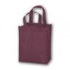 Unprinted Non-woven Tote Bags, Burgundy, 12"