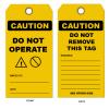Do Not Operate Lockout Tag