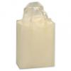 Color-frosted, High-density Shoppers Bags, White, Medium