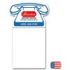 Bic Phone Magnets With Notepad, Printed Personalized Logo, Promotional Item, 250