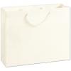 Recycled White Kraft Paper Bag With Handles, Extra Large, 16 X 4 3/4 X 13"