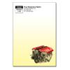Auto Repair Shop Notepad With Motor