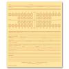Dental Exam Record, Numbered Teeth System C, Folder Style Md70c