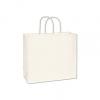 Imperial Shoppers Bag, White, 12 X 5 X 10 1/2"