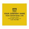 Personalized 5 X 4 1/2" Label Printing, Polyester, Gold, Silver