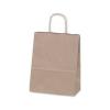 Kraft Paper Shopping Bag With Handles & Square Bottom, 8 3/4 X 6 X 14", Retail Bags