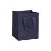 Upscale Shopping Bags, Navy, Small