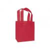 Color-frosted, High-density Shoppers Bags, Red, Small