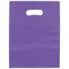 Frosted Colored Merchandise Bag, Grape, 12 X 15"