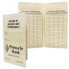 Bank Receipt Holder, Pre-printed, Personalized, 3 3/4" X 7"