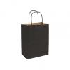 Varnish Stripe Shoppers Bag, Black, 8 1/4 X 4 3/4 X 10 1/2"