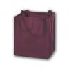 Unprinted Non-woven Market Tote Bags, Burgundy, Medium