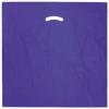 Purple Plastic Bags, Extra-large, 20 X 20" + 5" Bottom Gusset