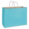 Shopping Bag - Arctic Blue Radiant Shoppers, 16 X 6 X 12 1/2", Paper Grocery Bag