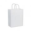 Lindsey Shoppers Bag, White, 10 X 5 X 13"