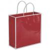 Custom Luxury Shopping Bags, Red, Medium