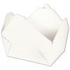 Biopak Food Containers, White, Extra Large