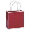 Custom Luxury Shopping Bags, Red, Small