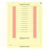 Mount Sheet For Laboratory Report, Adhesive Strips, 13 Reports, Hole Punch