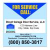 Garage Door Service Stickers