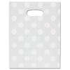 White Dots Frosted High Density Merchandise Bag