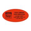 Personalized 2 X 1" Oval Label Printing, Paper, 10 Colors