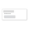 Double Window Confidential Envelope For Invoices & Business Forms