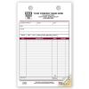 Pre-printed Burgundy And Black Sales Invoice Register Form