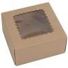 Windowed Bakery Boxes, Kraft, Small