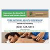 Natural And Holistic Health Chiropractic Postcard