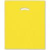 Yellow Plastic Bags, Large 15 X 18" + 4" Bottom Gusset