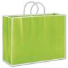 Custom Luxury Shopping Bags, Lime, Large
