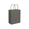 Grey Paper Bags With Handles, Kraft, 8 1/4 X 4 3/4 X 10 1/2"