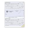 Laser Middle Payroll Check - Pre-printed Top & Bottom Stubs