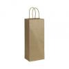 Shoppers Wine Bag, Recycled Kraft, 5 1/4 X 3 1/2 X 13"